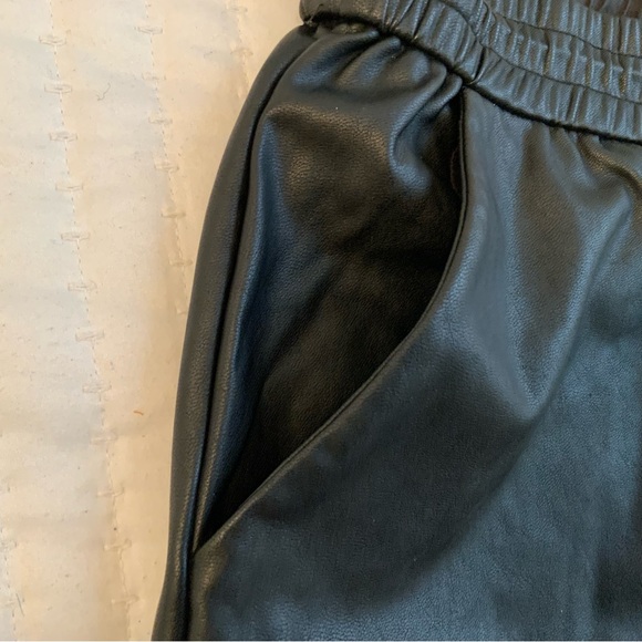 Wilfred Free Faux Leather Jogger Pant Black Size S - Picture 5 of 7